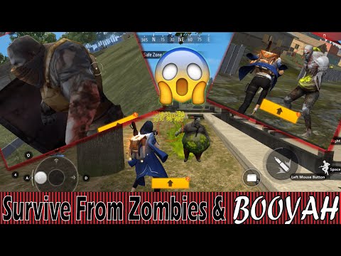 HOW TO SURVIVE FROM ZOMBIES AND BOOYAH || #ff #viral #battleroyale #fyp #mindstreaming #trending