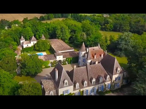 Fairytale Chateau For Sale near Bergerac, France. Stunning restored property & magnificent gardens