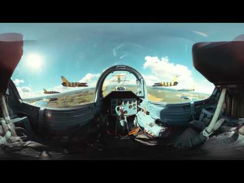 Baltic Bees Jet Team L 39 Formation Flight   360 Video