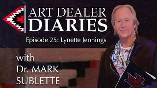 Lynette Jennings artist and television personality Epi. 25 host Dr. Mark Sublette