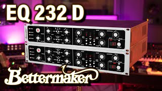 Video thumbnail for Bettermaker EQ232D - Analogue modelling EQ - review and walkthrough by White Noise Studio