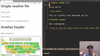 Writing and Previewing Markdown in Real Time with Vim 8+