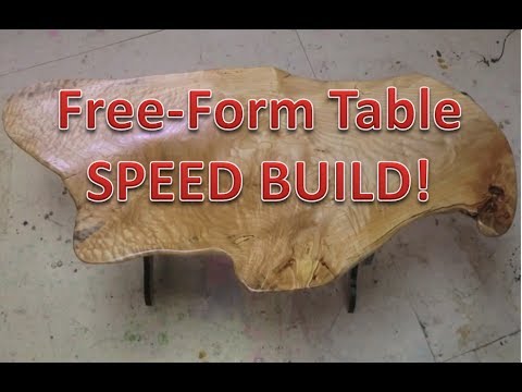Free Form Live Edge Maple Table