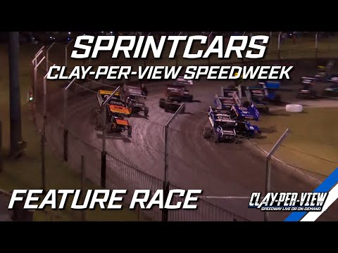 Sprintcars | CPV Speedweek - Borderline - 28th Dec 2022 | Clay-Per-View Highlights