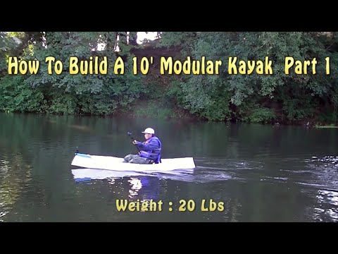 Pt. 1 Build A 10 ft. Coroplast Modular Kayak - Gen 20