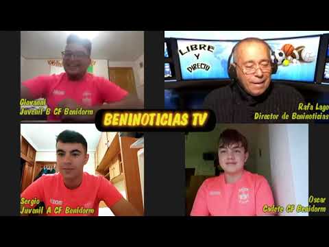 DEBATE A 4 CON CADETE Y JUVENILES DEL CF BENIDORM