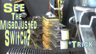 Detailed Schematic Repair Of A Gottlieb Spirit Of 76 E.M. Pinball Machine - Relays And Contacts