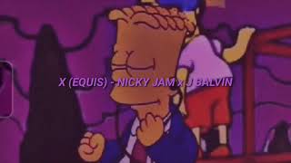Nicky Jam x J. Balvin - X (EQUIS) (slowed + reverb)