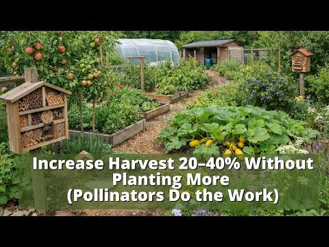 Boost Harvest 20-40%: Pollinators & Permaculture Power!
