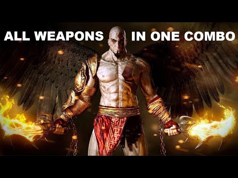 Using Every Weapon (11 in Total) in GOW3 in One Combo - GOW3 Combo Mad
