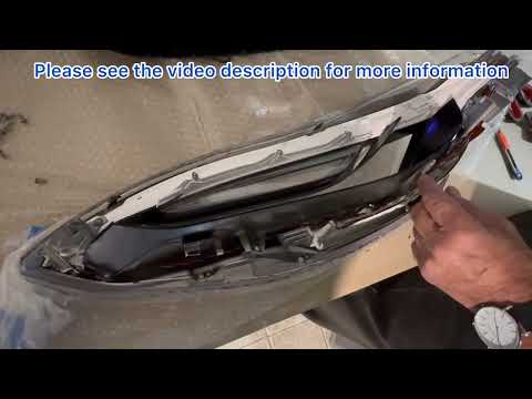 Tesla Model S Headlights DRL repairing kit installation