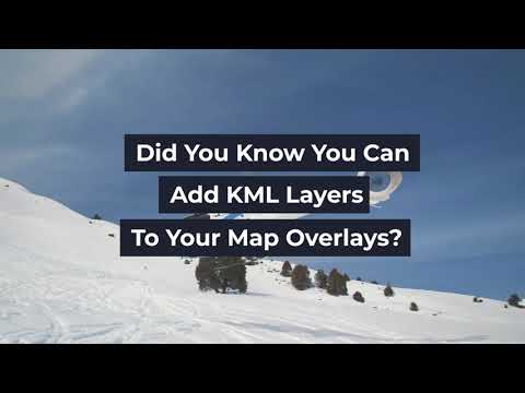 Spidertracks product feature - KML layers