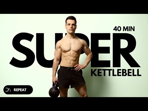 40 min SUPERSET KETTLEBELL workout | Full body workout