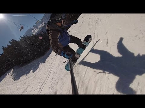 GoPro: Snowboarding Mt Titlis, Engelberg, Switzerland - Red Run