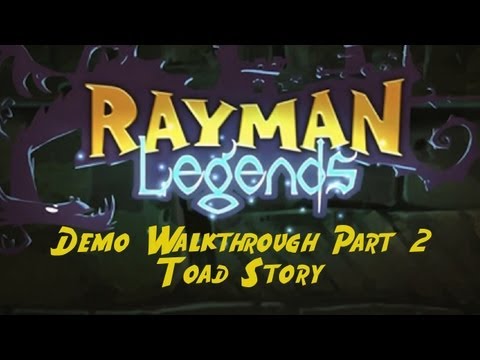 Rayman Legends - Demo Walkthrough Part 2 (Gold Medal) - Toad Story