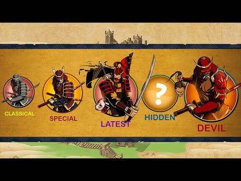 Shadow Fight 2 ALL HIDDEN SHOGUN CHARACTERS