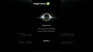 Murphy&#39;s Law #shorts #ytshorts #shortvideo #youtubeshorts