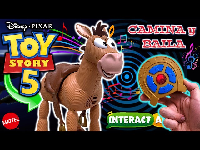 Vídeo relacionado con Mattel Disney Pixar Toy Story 5 Woody Figura de acción de 23,36 cm del Sheriff Vaquero, 14 articulaciones móviles, diseño Fiel a la película, Sombrero de Quita y pon, JKV14