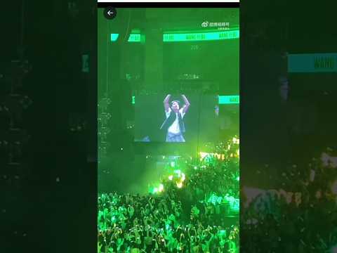 230722/ Sina Performance weibo update#. is this Wang Yibo's own concert#STAGE KING WANG YIBO...🔥💚✨