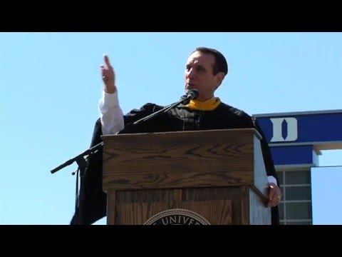 Coach Mike Krzyzewski's 2016 Commencement Speech at Duke University