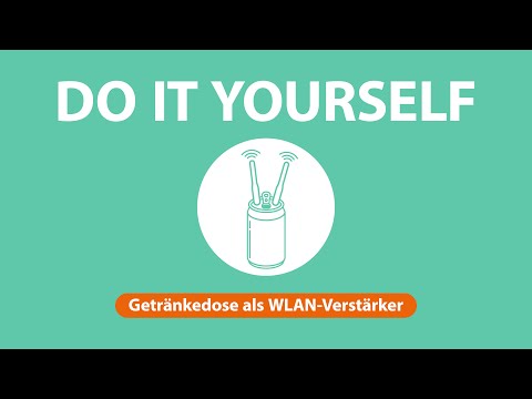 Lifehack: Getränkedose als WLAN-Verstärker