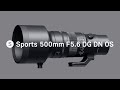 Sigma Festbrennweite 500mm F/5.6 DG DN OS Sports – Sony E-Mount