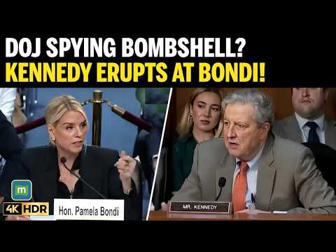 John Kennedy CLASHES With Pam Bondi in Explosive Senate Hearing Over DOJ Spying Claims