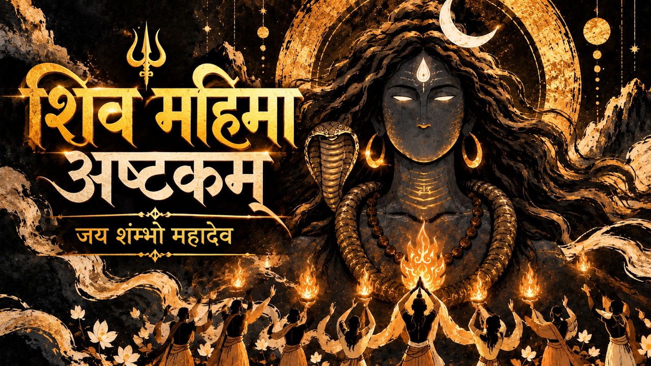 Shiva Mahima Ashtakam | Powerful Sanskrit Shiva Stotram | Har Har Mahadev 🔱