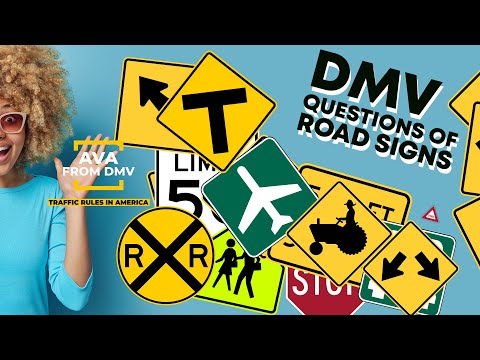 DMV Written Test Study Guide for Road Signs in the USA