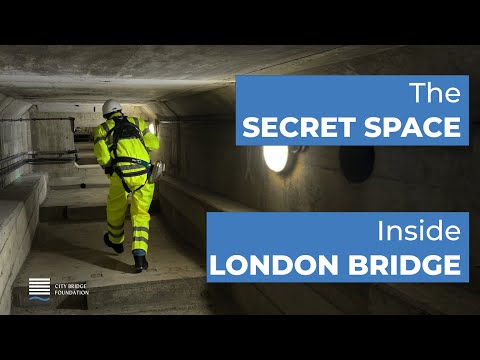 Exploring the SECRET SPACE inside LONDON BRIDGE