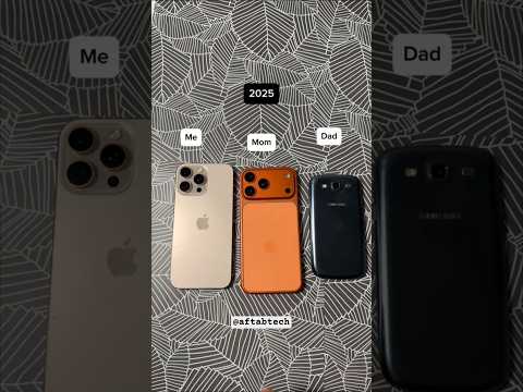 Dad: still using the same phone.Mom: buys a new one... and give it to me :) 💔🥹