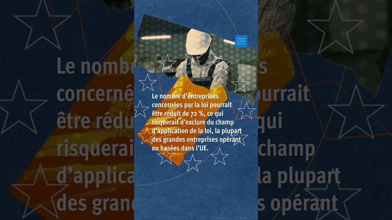 UE : Directive sur le devoir de diligence des entreprises 