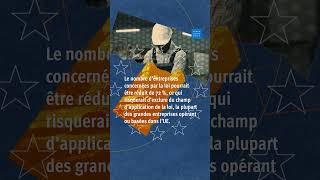 UE : Directive sur le devoir de diligence des entreprises 
