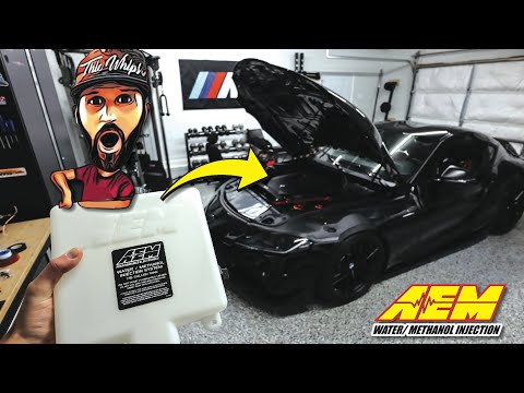 MY FIRST TIME INSTALLING A METH INJECTION SYSTEM! (A90/A91 Toyota Supra)
