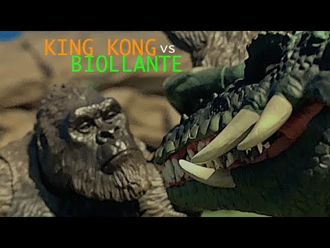 King Kong vs Biollante (A Monsterarts Stop Motion)