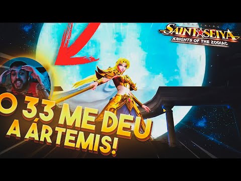 O GRANDE DEUS 33 ME DEU A ÁRTEMIS!!!😯😯😯 - SAINT SEIYA AWAKENING