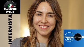 Federica Abbate Intervista Sanremo Giovani 2018 - Finalmente