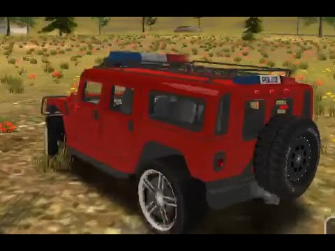 Hummer Police Car Drifting