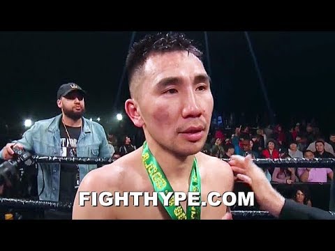 KING TUG SECONDS AFTER LOSING TO GARY RUSSELL JR.; EXPLAINS WHAT WENT WRONG IN FIRST LOSS
