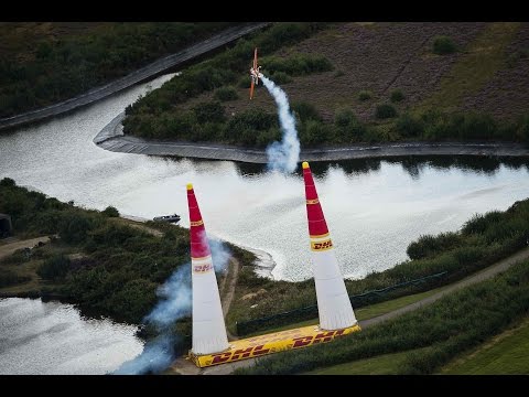 Air Race action in Ascot  - Red Bull Air Race 2014