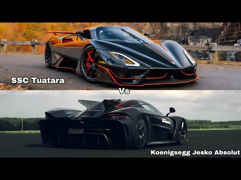 SSC Tuatara Vs Koenigsegg Jesko Absolut 150-250 mph New Acceleration Comparison 