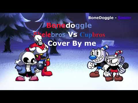 Sans and Papyrus VS Cuphead and Mugman Bonedoggle |Indie Cross|
