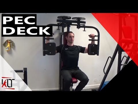 How to use the pec deck resistance machine