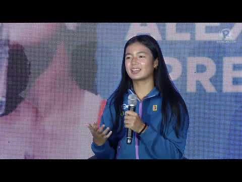 Alex Eala holds homecoming press conference