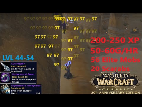 Mage Solo ZF GY + Scarabs Extended pull - 200k XP + 50g-60/HR