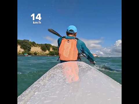 Mission Bay paddle with Nick #surfski #missionbay  #gopro #newzealand