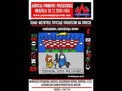 Audycja Punkowe Przedszkole (435) - Nietypowe zwyczaje świąteczne na Świecie.