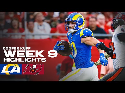 Highlights: Cooper Kupp's Best Plays From 127-Yard Game vs. Buccaneers In Week 9