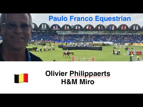 Olivier Philippaerts - H&M Miro (01/07/2023) - Aachen (CSIO5* - Winning Round - 1.55m - 1st round)