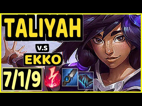 FREIRE (TALIYAH) vs EKKO - 7/1/9 KDA JUNGLE GAMEPLAY - BR Ranked GRANDMASTER